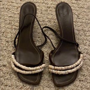 Celine sling back shoes